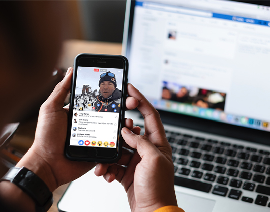 Social Media Live Streaming